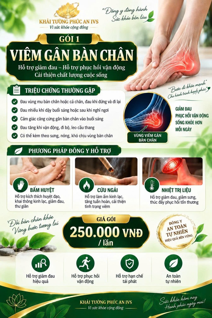 GÓI 01 - Viêm Gân Bàn Chân