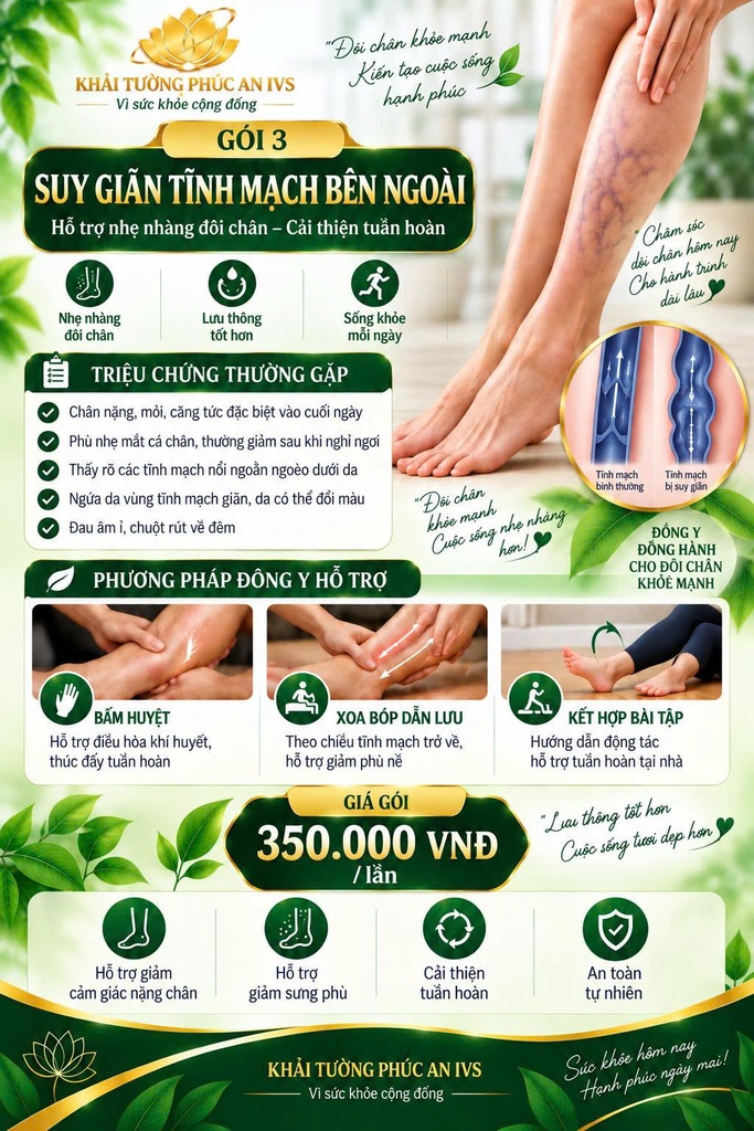 GÓI 03 - Suy Giãn Tĩnh Mạch Bên Ngoài