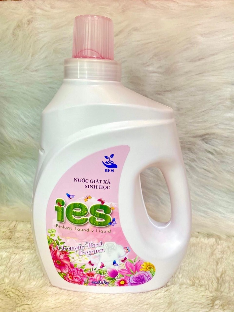 [IVS0007] Nước giặt xả sinh học IES can 3kg