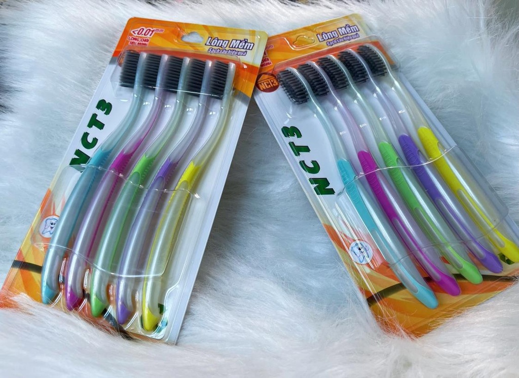 [IVS0035] BÀN CHẢI ĐÁNH RĂNG (1 vỉ 5 cái)