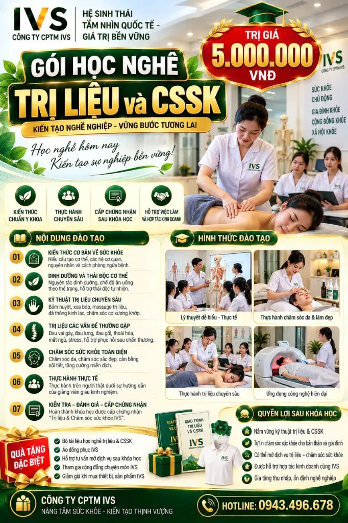 Gói Học Nghề Trị Liệu và CSSK